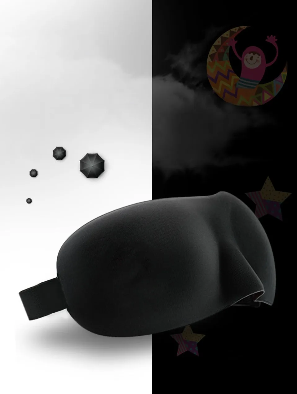 KLASVSA 3D маска для сна, беруши, маски для глаз, массажер, анти шумный, для красоты, расслабляющий, повязка на глаза, для путешествий, для век