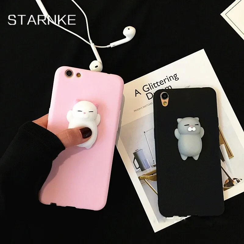 

Squishy Silicone Coque For Xiaomi Mi Note 10 Lite 10T 9T 11 Pro 10i 11i 10S 9 8 A2 A3 Lite SE Case Cute Cartoon Cat Back Cover
