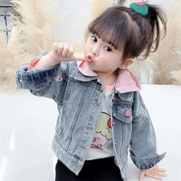 2021 cute cartoons jean spring winter coat outerwear top children clothes school kids costume teenage girl clothing high quality
