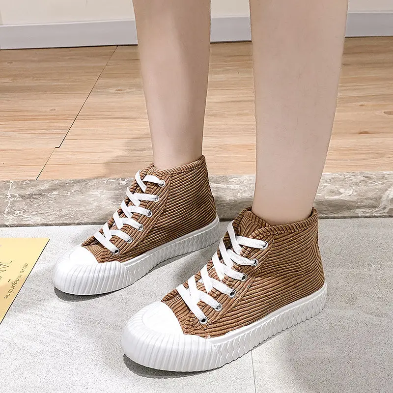 2020 весна/осень Женские кроссовки Новая женская обувь для отдыха на шнуровке в