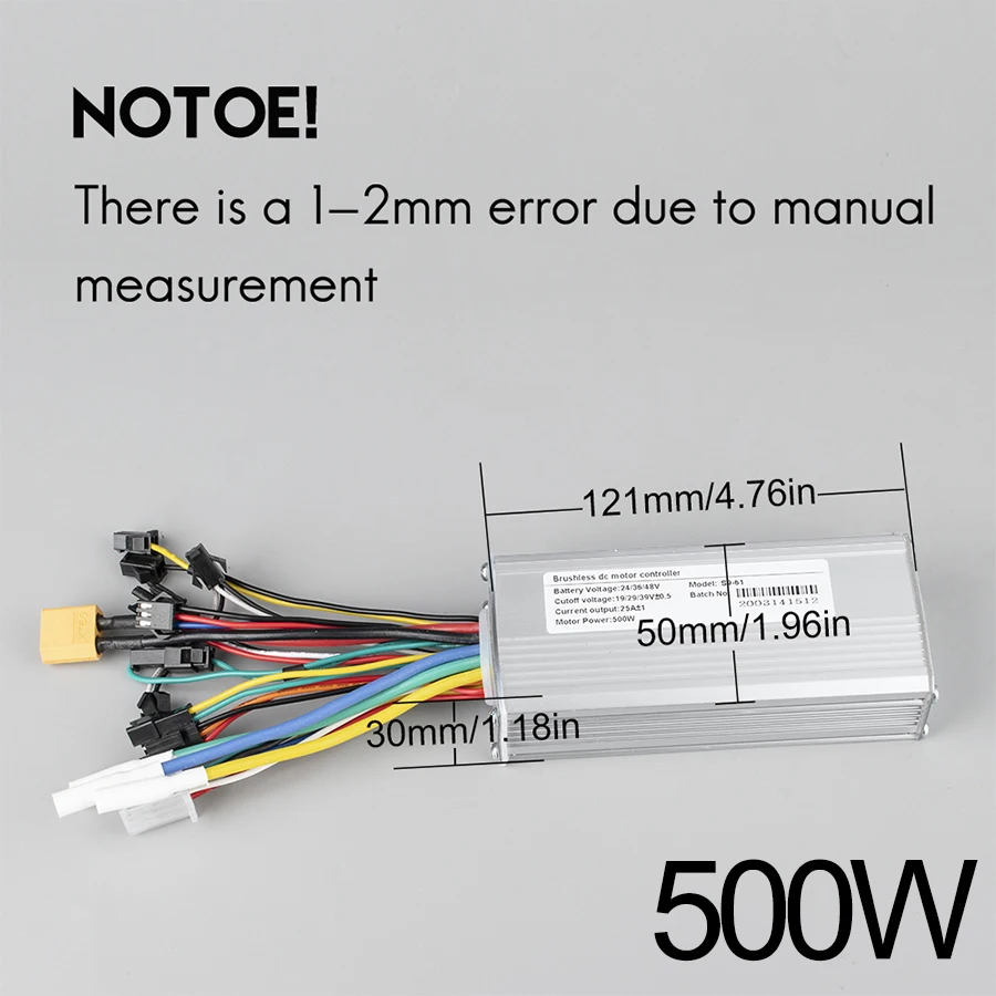 Дисплей бесщеточного контроллера для электровелосипеда 24 В 36 48 350 Вт 500