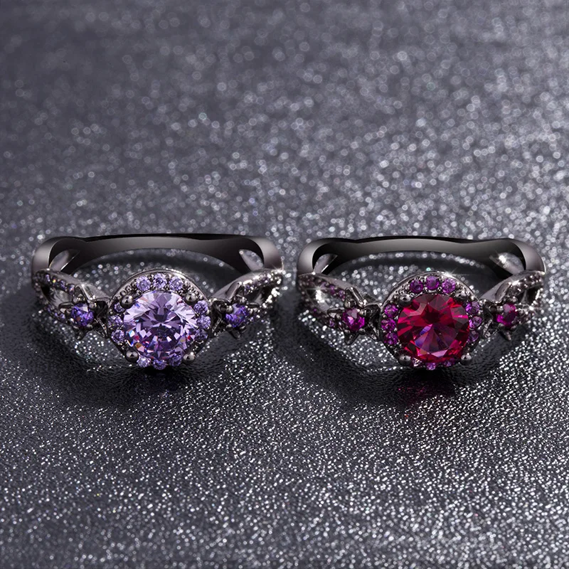 Оригинальное креативное кольцо ретро ювелирные изделия модные цветы блестящий