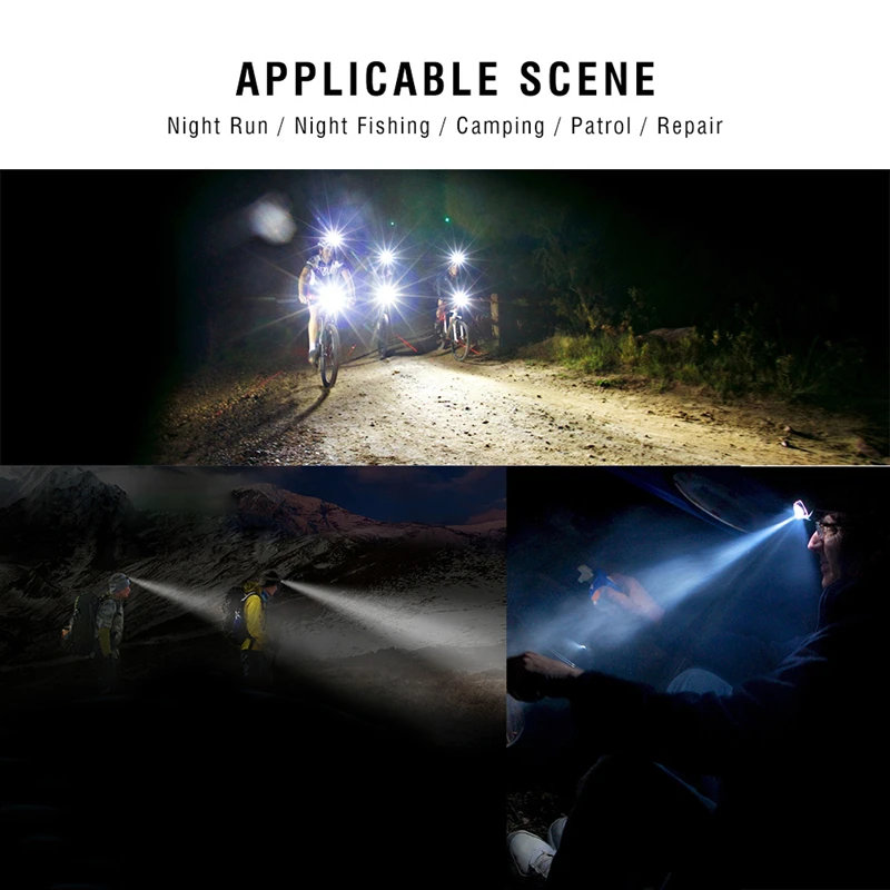 Светодиодный налобный фонарь XHP90.2 высокой мощности для рыбалки кемпинга с зумом
