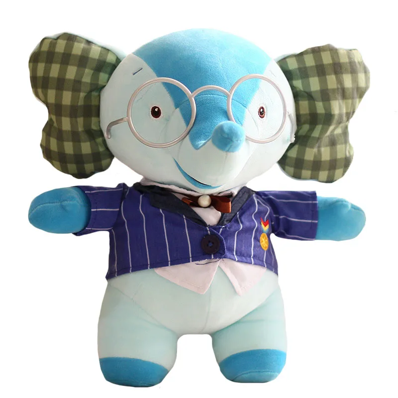 Oso de peluche de rub&iacute; arco&iacute;ris para ni&ntilde;os, peluche suave de 25-38cm, oso de elefante de dibujos animados, mu&ntilde;ecos para regalos de cumplea&ntilde;os-1