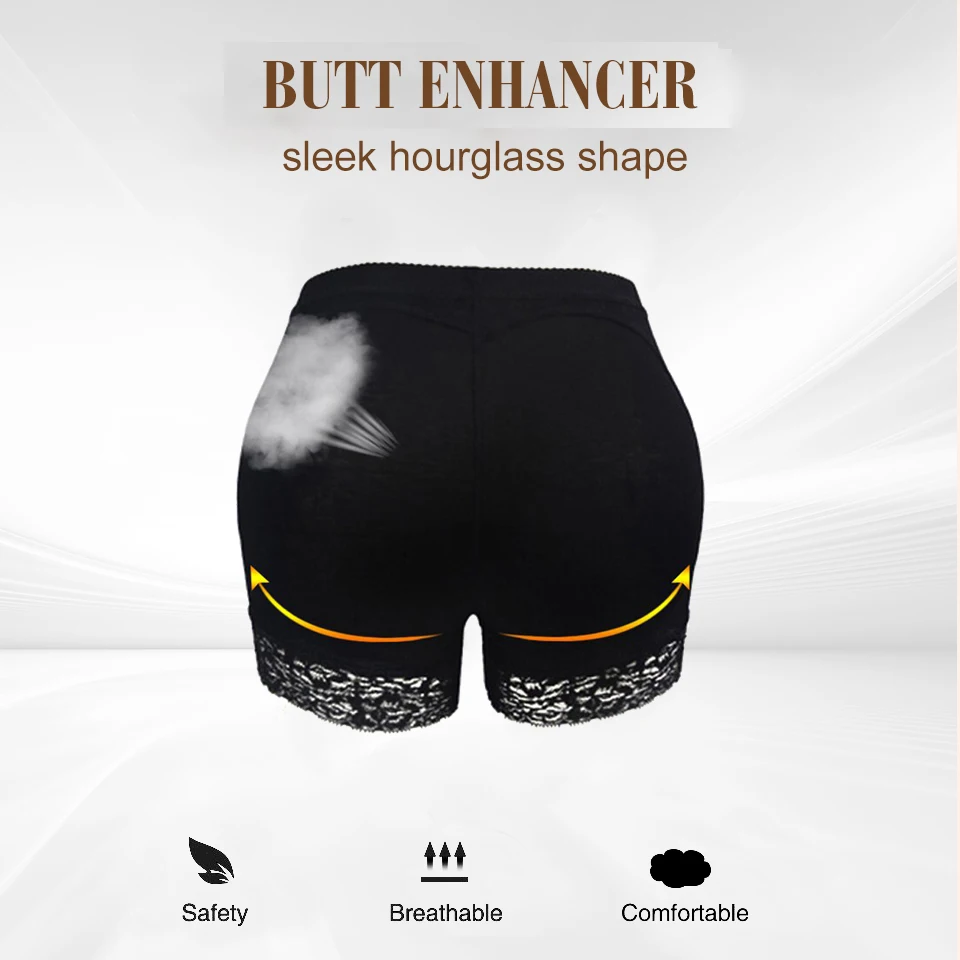 Поддельные задницы женские ягодицы и бедра Enhancer попой Мягкие Нижнее белье Трусики тело Формирователь бесшовные попки лифтинг трусики Boyshorts Shaper