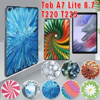 for samsung galaxy tab a7 lite 8 7 inch sm t220 sm t225 case tablet cover for tab a7 lite 2021 3d art pattern durable back shell