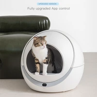 self cleaning cat toilet enclosed pet tray cat litter box wifi intelligent control automatic cleanup pet toilet pets products d