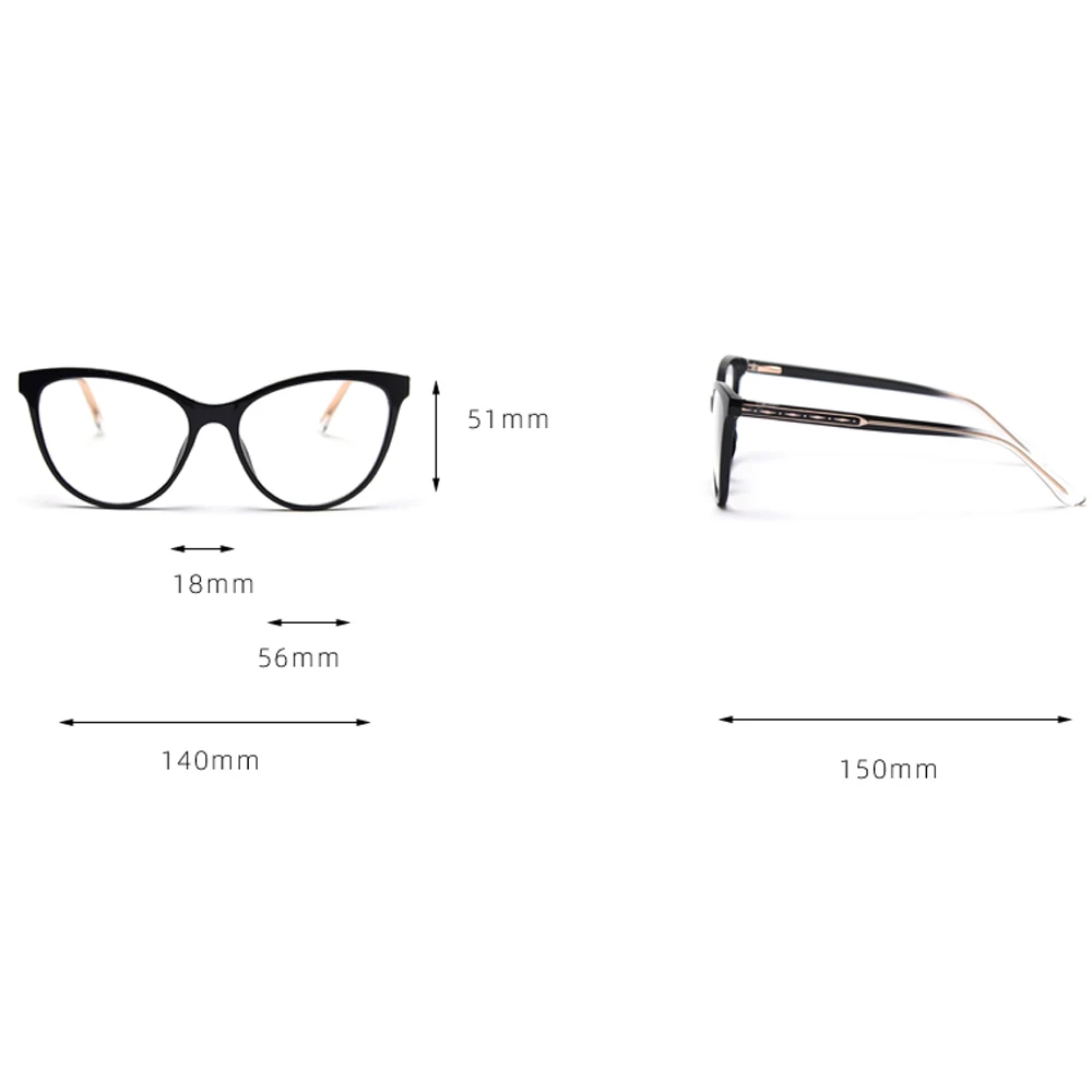 

Peekaboo TR90 optical glasses frame women fashion cat eye glasses female clear lens high quality hot-selling transparent