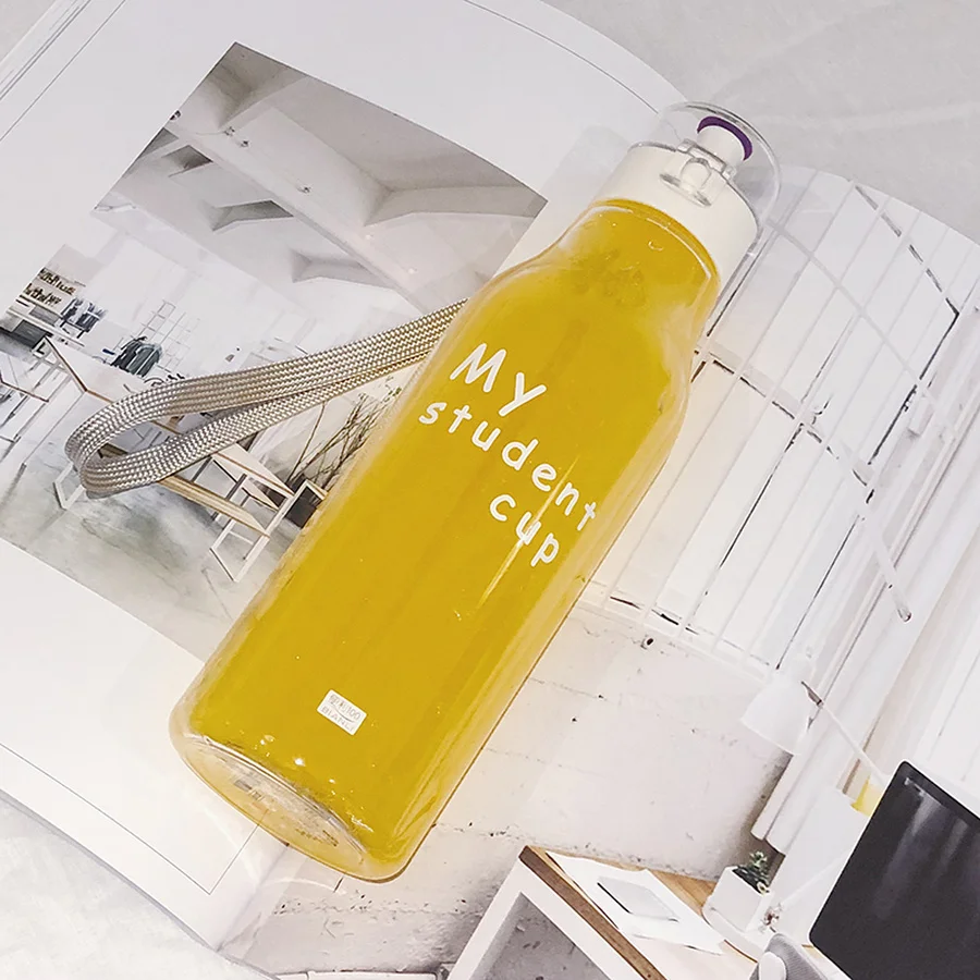 Прозрачная бутылка с фильтром портативная чашка для воды пластиковая