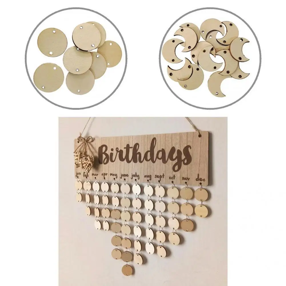 

Изысканное мастерство, легкие деревянные диски для изготовления календаря на день рождения