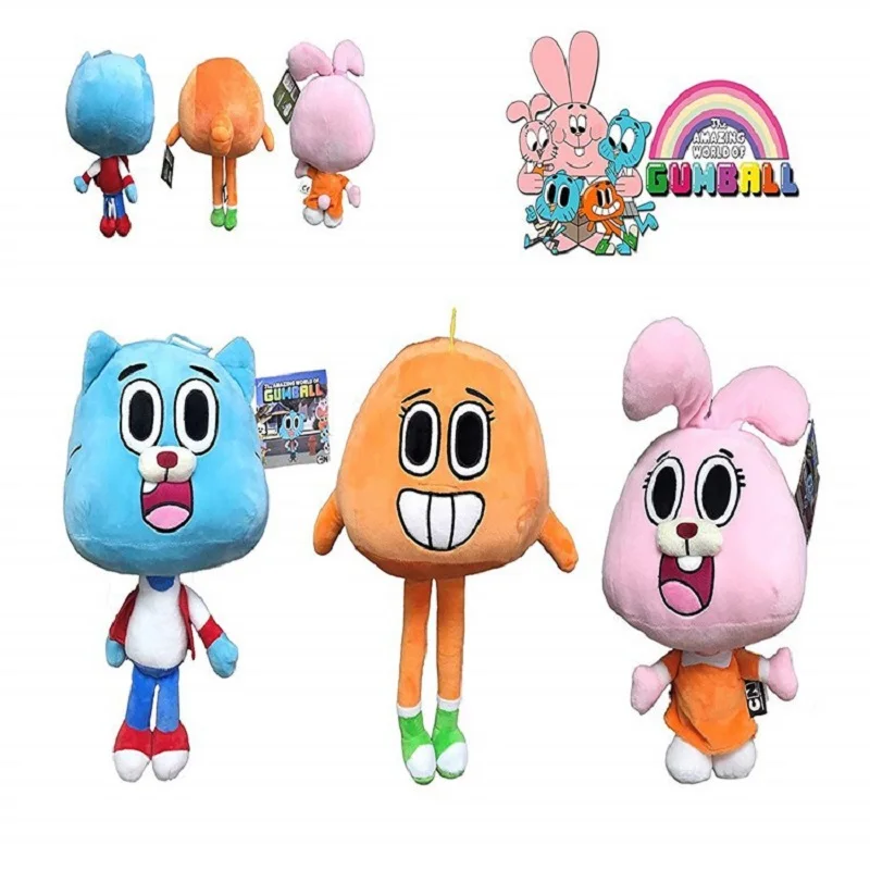 

Cartoon Amazing of World Gumball Plush Doll Kawaii Cat Bunny Stuffed Toy Birthday Present Gifts For Children Kids