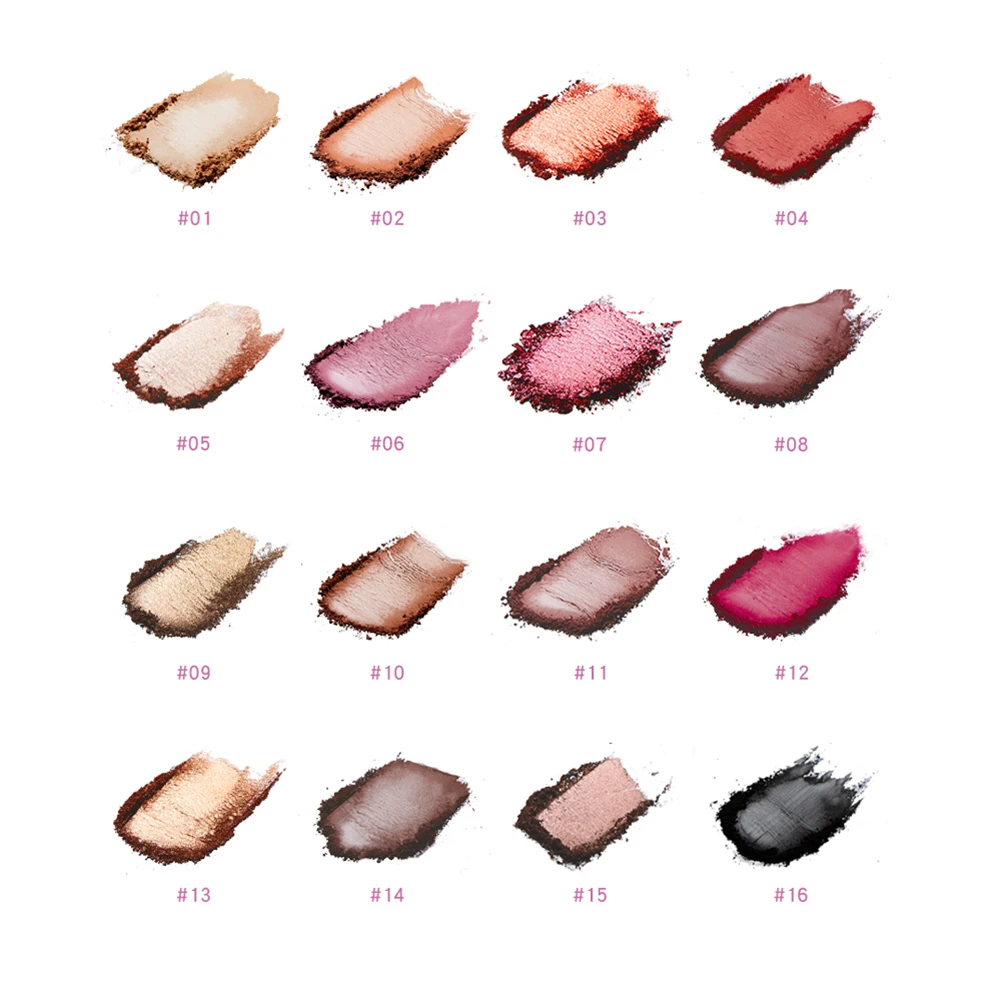 16 цветов звездное небо блеск Тени для век Nake Pallete изюминка матовые Перламутровые тени для век Палитра Макияж Косметика TSLM1