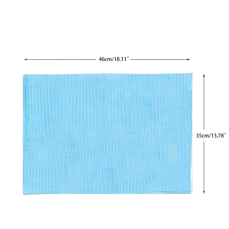 

125Pcs 3 Ply Disposable Tattoo Tablecloth Hygiene Dental Bibs Napkins Absorbent Pad for Nail Art Manicure Table Mat