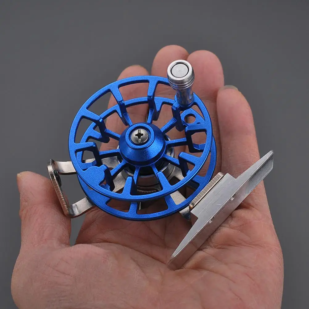 

78g Full Metal Raft Fishing Right Hand Fly Fishing Reel Ice Smooth Rock Wheel Line capacity 0.3mm-100m