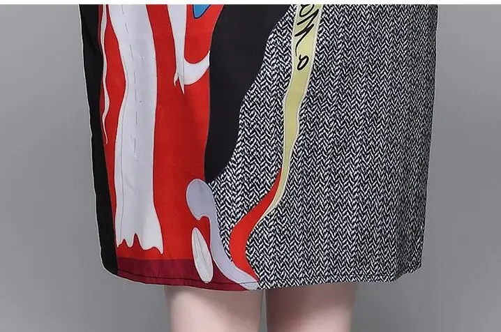 Женское платье карандаш средней длины модельное дизайнерское в стиле High Street с