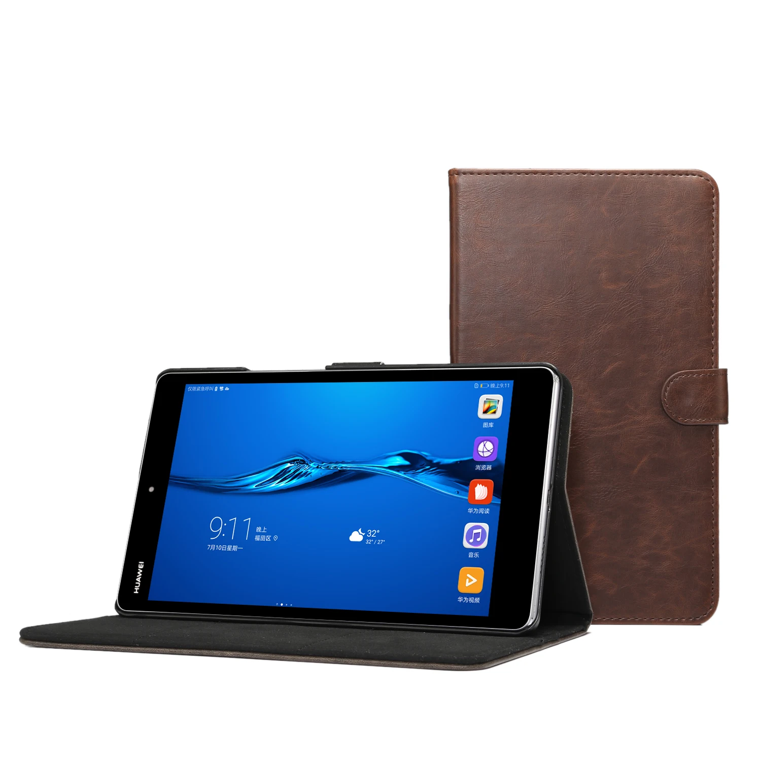 Кожаный чехол премиум класса для Huawei MediaPad M3 Lite 8 0 дюйма|Чехлы планшетов и