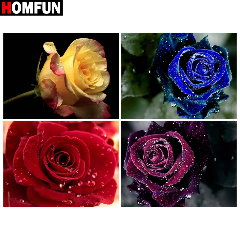 Набор для алмазной вышивки HOMFUN картина с квадратными/круглыми стразами 5D сделай