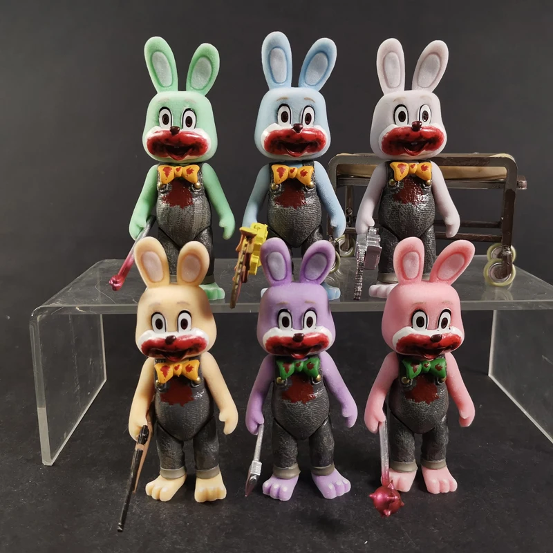 

Silent Hill 3 Robby The Rabbit Figures PVC Collection Model Toys Brinquedos 7pcs/set