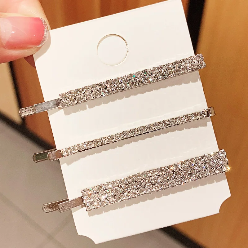 Новинка женские роскошные блестящие заколки с кристаллами милые праздничные для