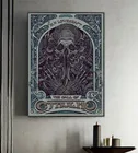 Нордическое украшение H. P. Постер с изображением Лавкрафта Ктулху, абстрактная картина для украшения гостиной, домашний декор, настенная живопись