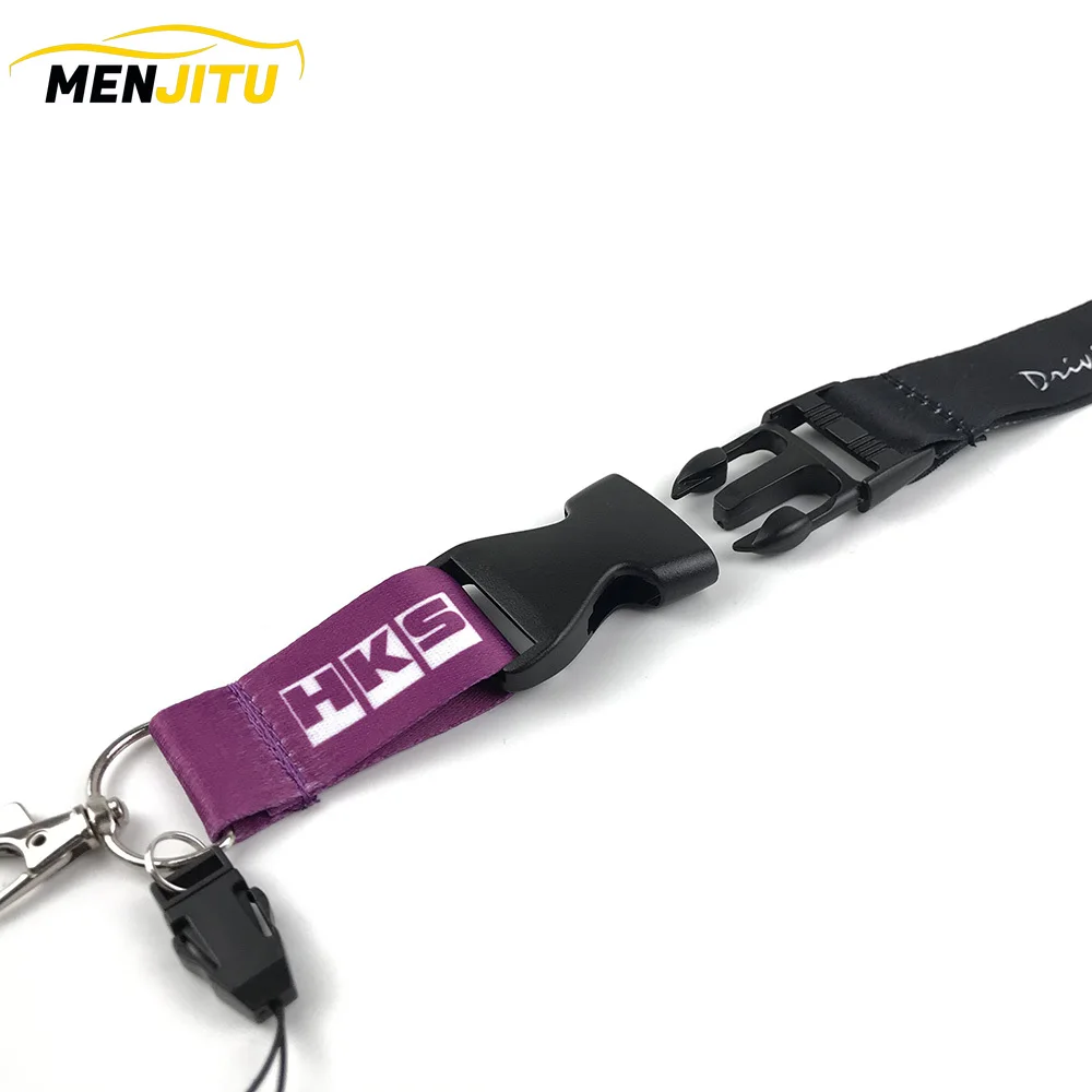 JDM СТИЛЬ HKS Логотип Ремешок для сотового телефона установка Брелок гоночный