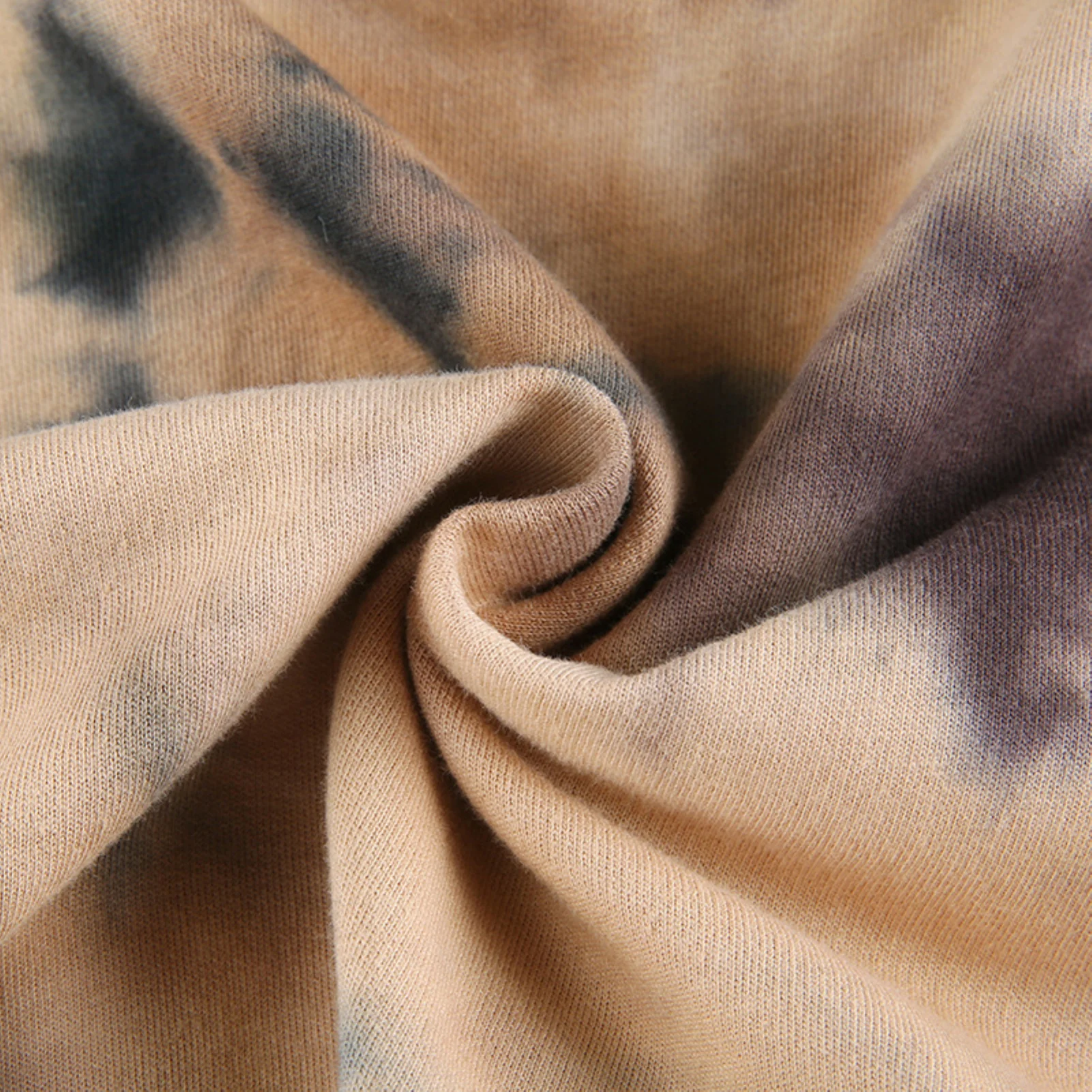 

Women Autumn Sexy Long Sleeve O Neck Sweatshirt Blouse Tie Dye Crop Top Hoodie Women Clothing ropa de mujer 2020