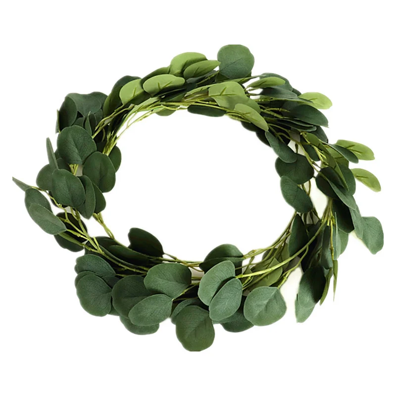 

Свадебное украшение, искусственные растения, зеленые виноградные лозы эвкалипта, искусственные растения из ротанга, венок из плюща, домашн...