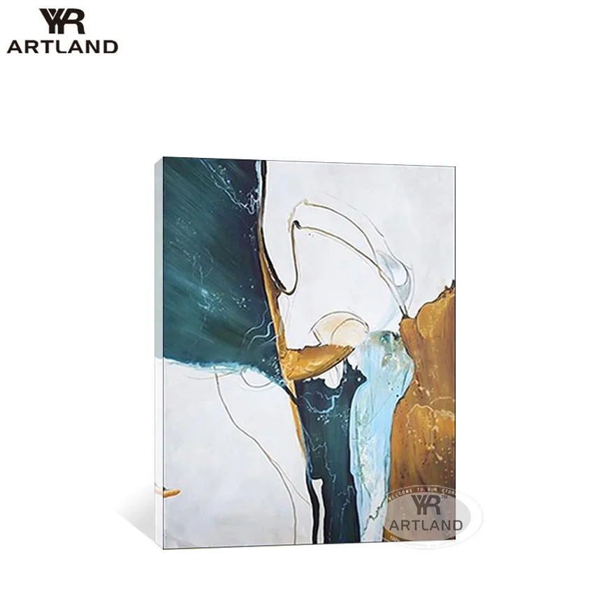 

Nordic style modern abstract artwork acrylic painting for home decoration pure hand painted picture poster for living room sofa