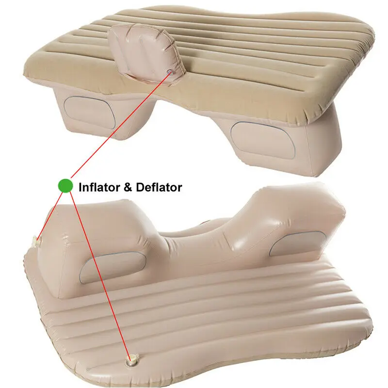 Прочный автомобильный надувной матрас для заднего сиденья дорожная кровать