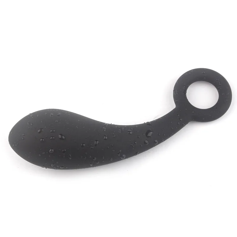 Женский силикон в форме капли воды против закрытого мужского ануса игрушечный