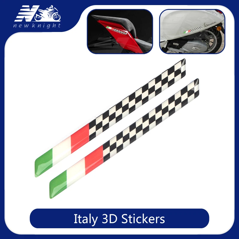 

Motorcycle Tank Waterproof Body Shell Decal Italy 3D Stickers Case for Aprilia Ducati Monster Piaggio Vespa MotoGuzzi Benelli