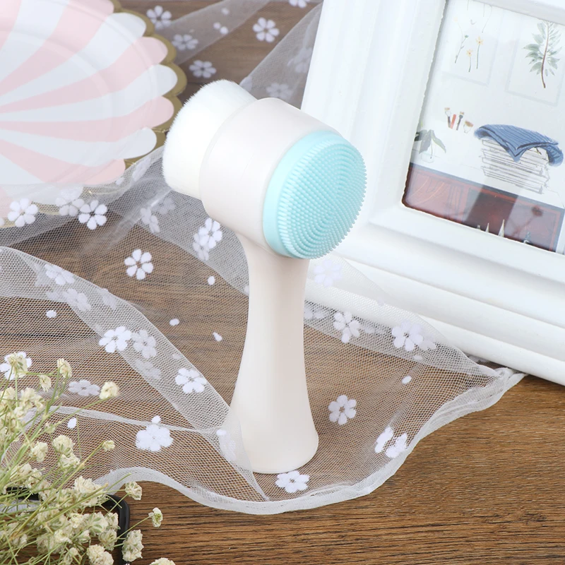 3D двухсторонняя Мягкая силиконовая Массажная моющая ультра тонкая глубокая