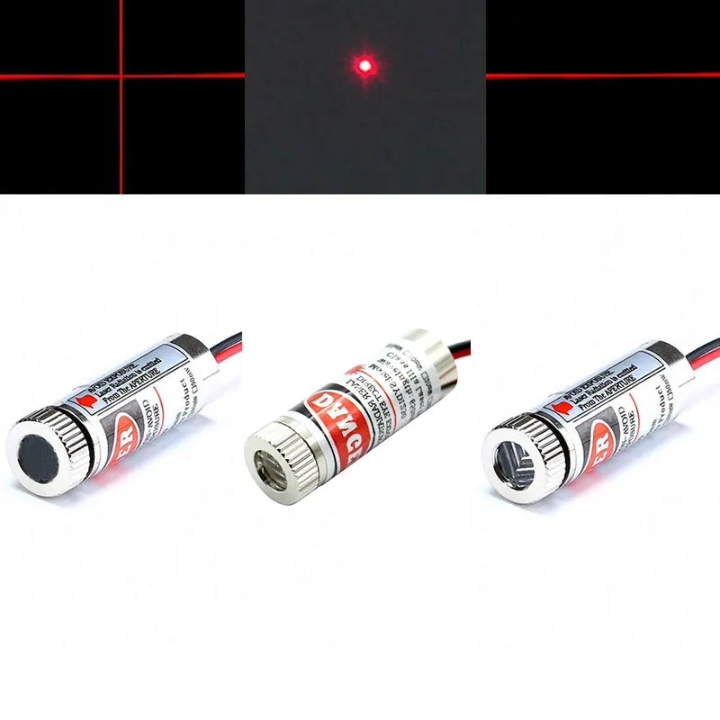 648nm 650nm 660nm 5mw Red Light Beam Dot Line Cross Spot светодиодный лазерный диодный модуль 3-5V |