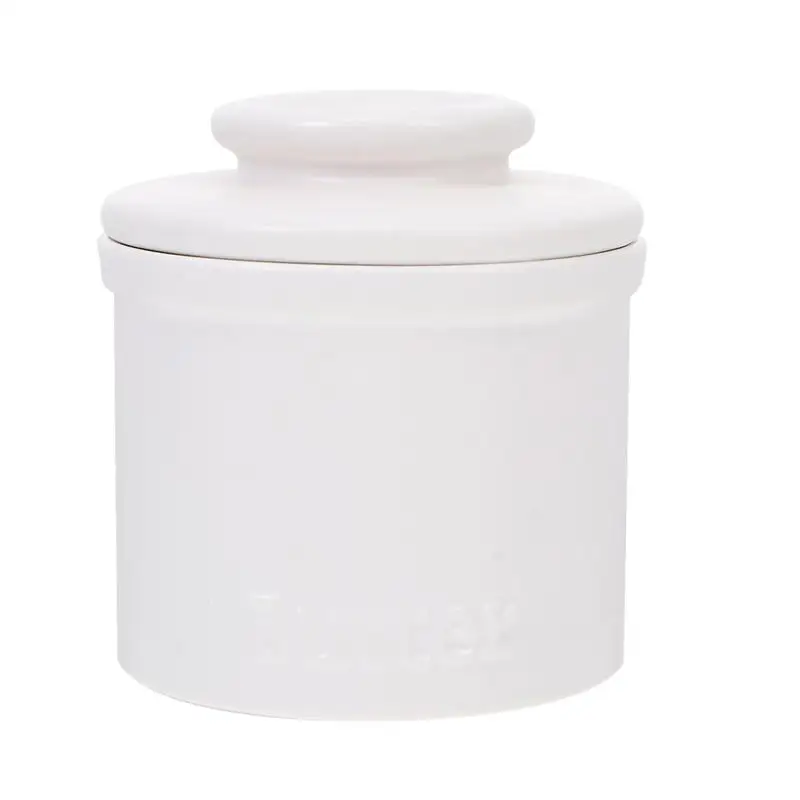 1pc Ceramic Storage Jar Home Kitchen Butter Cheese Container Can Dish Belt | Дом и сад