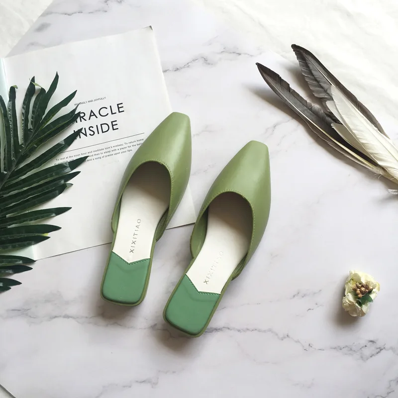 Fashion Women's Flat-Heel Plastic Student Slippers Waterproof Non-Slip Beach Shoes  Flat Shoes Women Shoes Woman