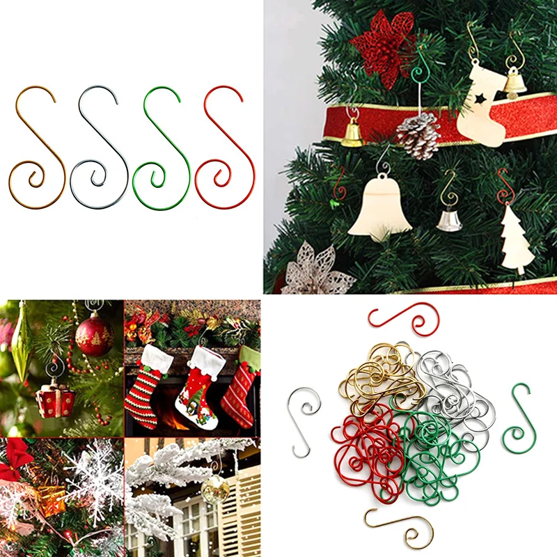 20 шт. металлические крючки рождественские украшения подвесные Подвески декор