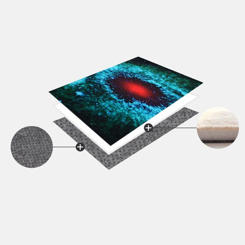 Космический коврик для Галактики круглый ковер спальни гостиной нескользящий