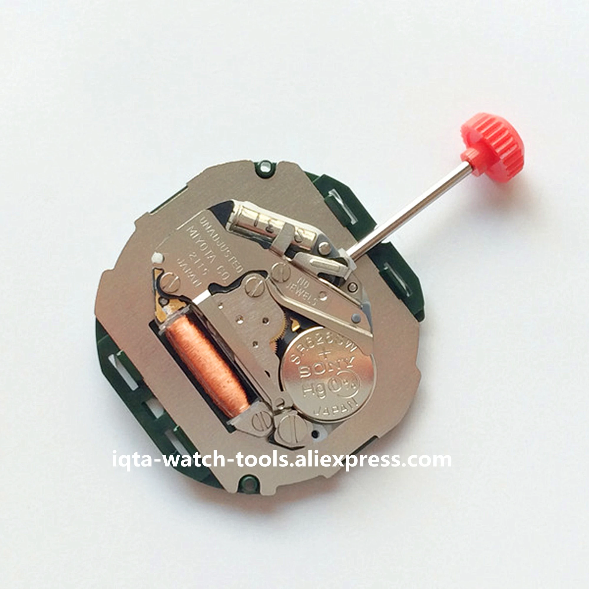 Кварцевый механизм сменные часы дата 3 на 6 с регулируемым стержнем для Miyota 2115 |