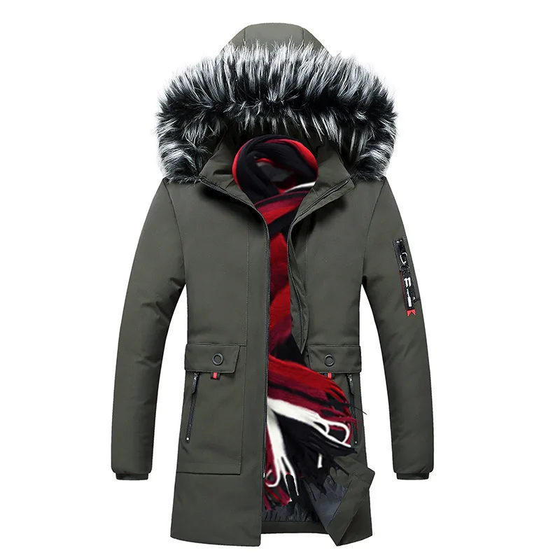 BOLUBAO Men Winter Jacket Parka Men's Warm Coat Casual Street Hooded Male Fur Collar Slim fit | Мужская одежда