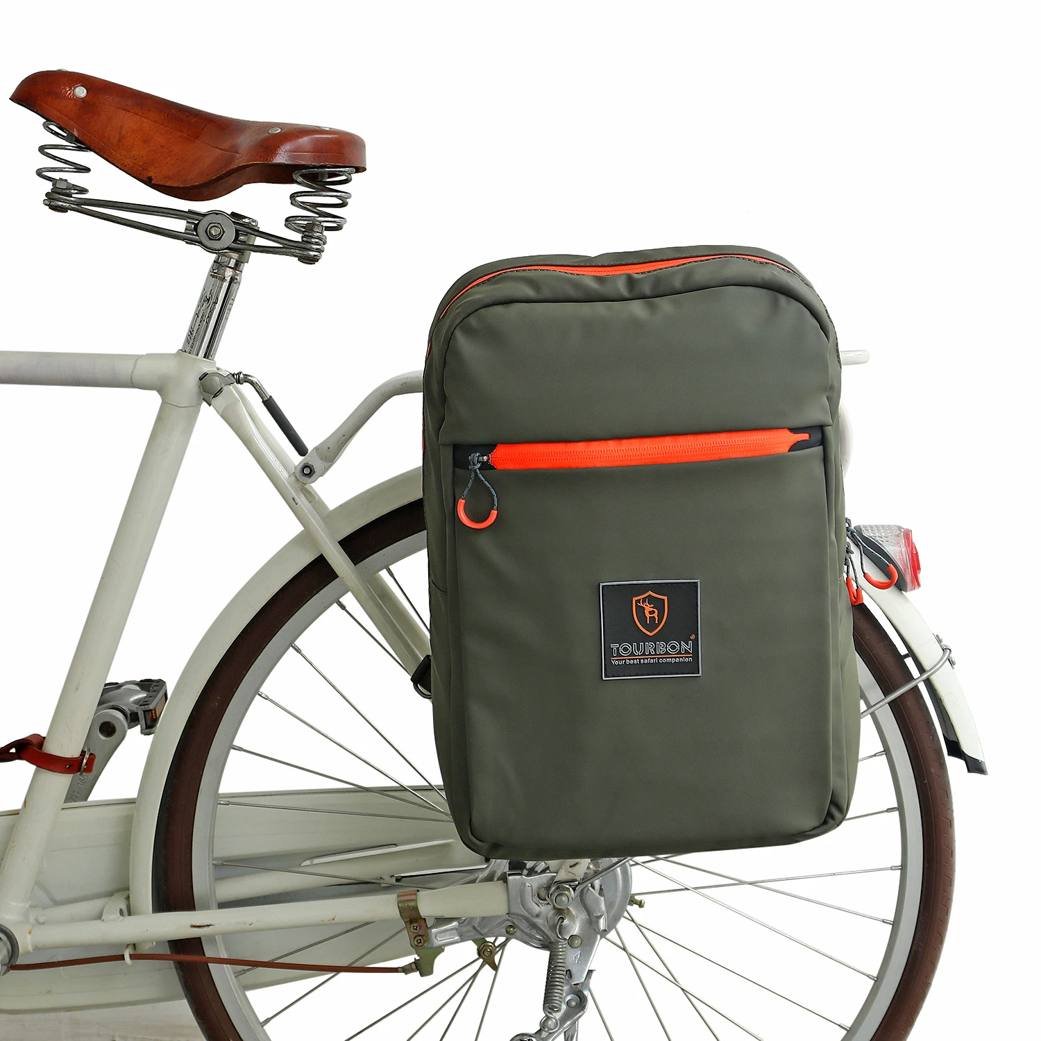 

Tourbon Outdoor Bicycle Pannier Bag Bike Cycling Seat Storage Pouch Handle Case Shoulder Bags Waterproof Backpack