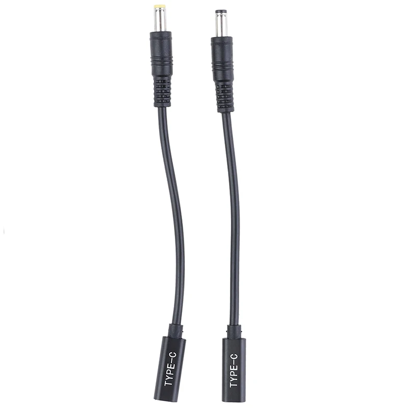 1Pcs Type C Female to DC 5525 5521 Male Power Charger Adapter Connector PD Cable | Компьютеры и офис