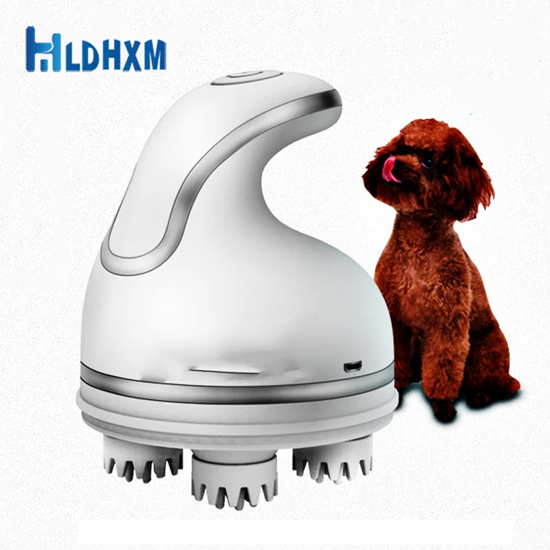 

Электрический многофункциональный массажер Hldhxm для домашних животных, расческа для головы, маленькая лапа, автоматическая пластина, кошач...