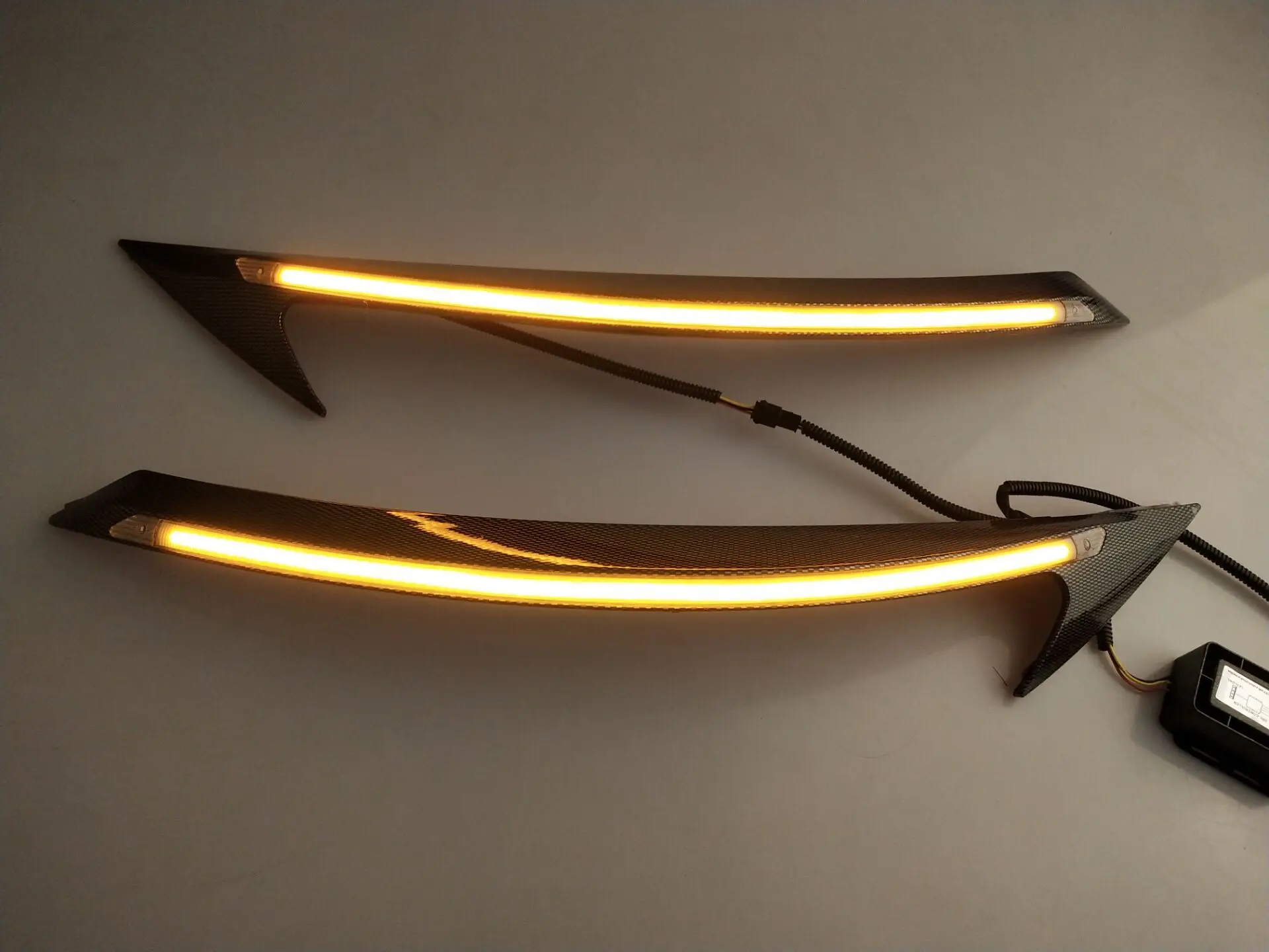 

2PCS LED For Kia Sportage 2011 2012 2013 2014 2015 DRL Daytime Running Light Turn Signal Car Headlight Eyebrow