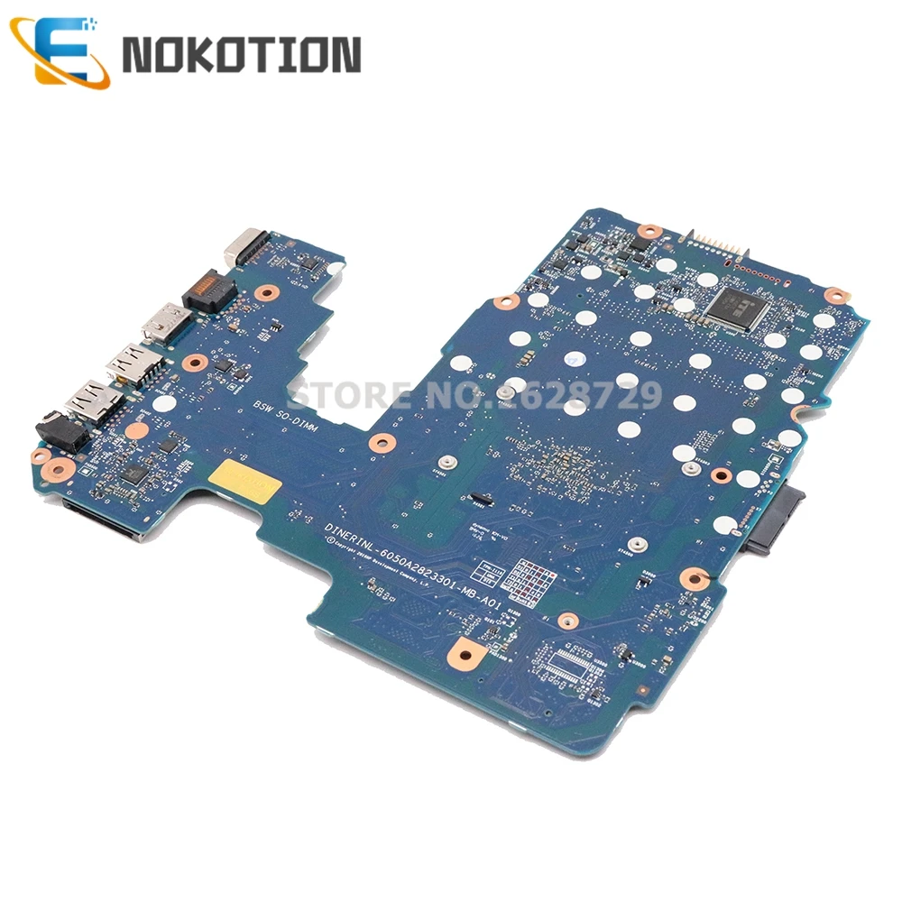 NOKOTION 858040-001 858040-501 Материнская плата для HP 14-AM ноутбука 6050A2823301-MB-A01 SR2KN N3060 CPU DDR3