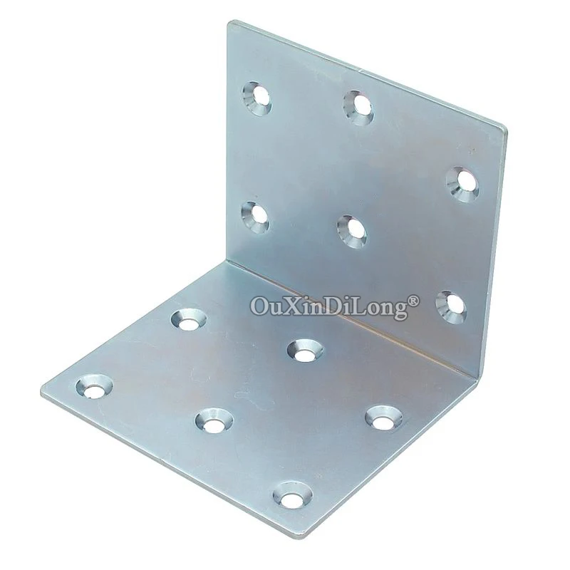 

DHL Shipping 50PCS Metal Widen Thicken Right Angle L Shape Furniture Corner Braces Board Frame Shelves Support Brackets