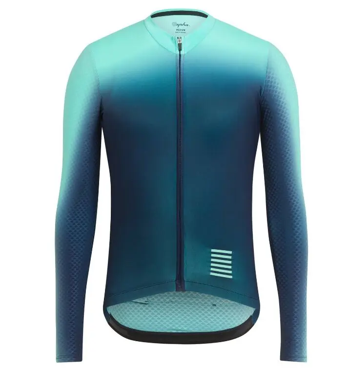 Long sleeve Горячая Высокое качество RCC pro team длинный рукав Велоспорт Джерси термобелье гонки FIT рубашка для езды на велосипеде тонкая ткань - Цвет: Long sleeve
