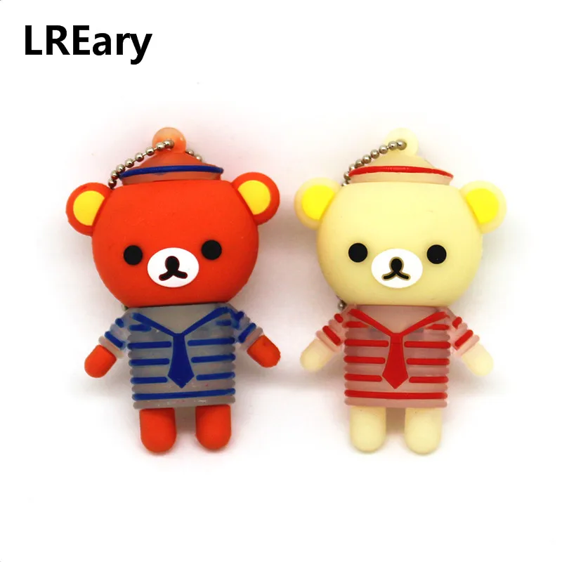 Мультяшный usb 2 0 красивый Медведь Rilakkuma USB флеш-накопитель 4 ГБ 8 16 карта памяти 32 64