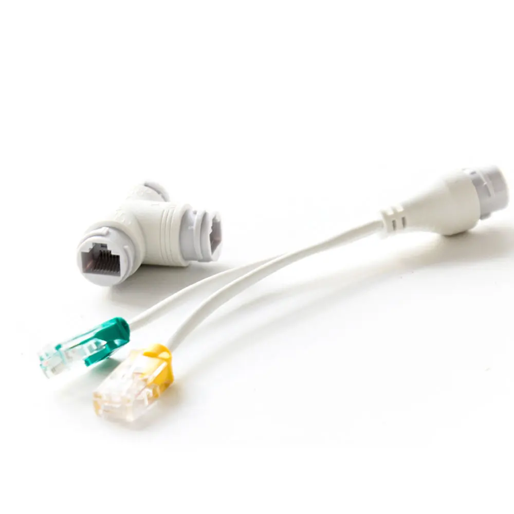 Разветвитель POE 10 шт. Раздельный сетевой кабель трехполосная головка RJ45