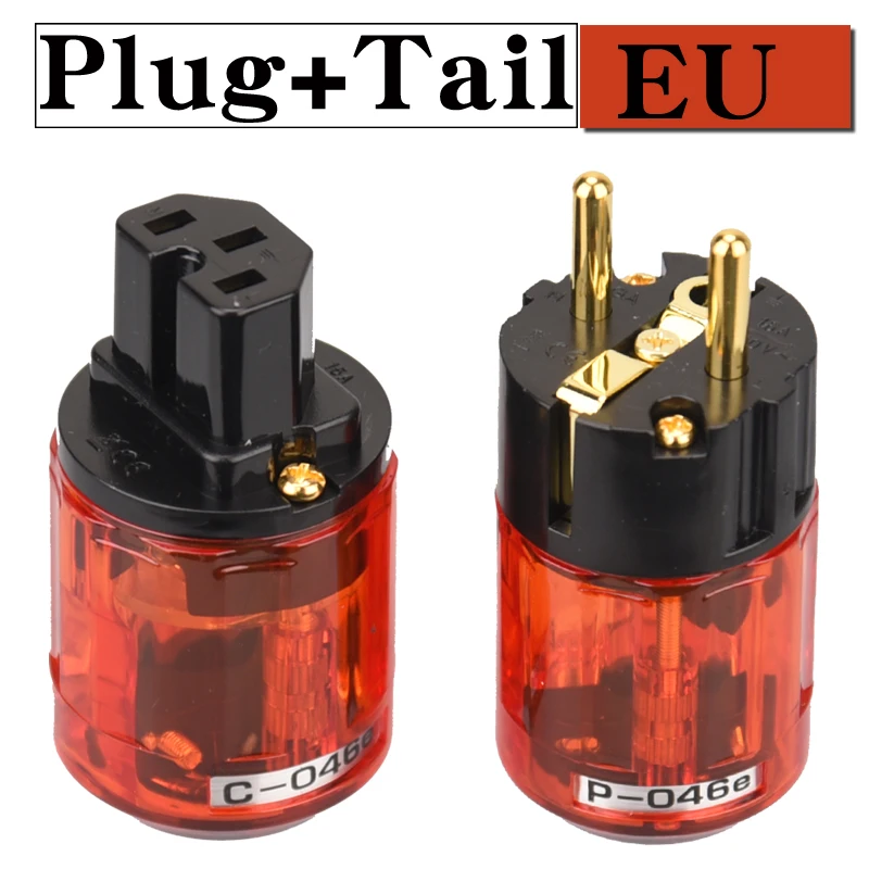 HIFIDIY LIVE EU/US/AU Чистая медь позолоченный разъем питания Хвост Разъем для HIFI аудио