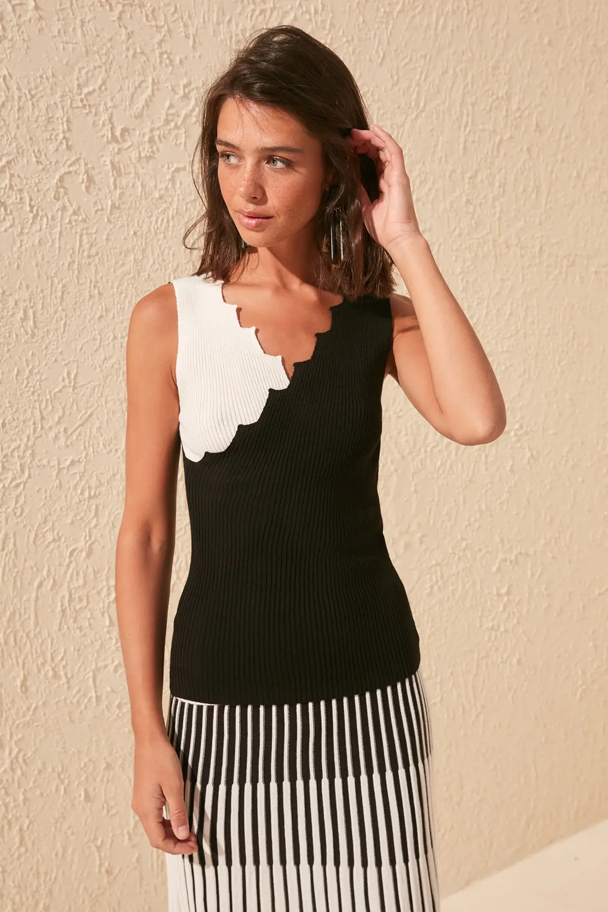 Длинный трикотажный воротник Bluz TWOSS20BZ0115| |